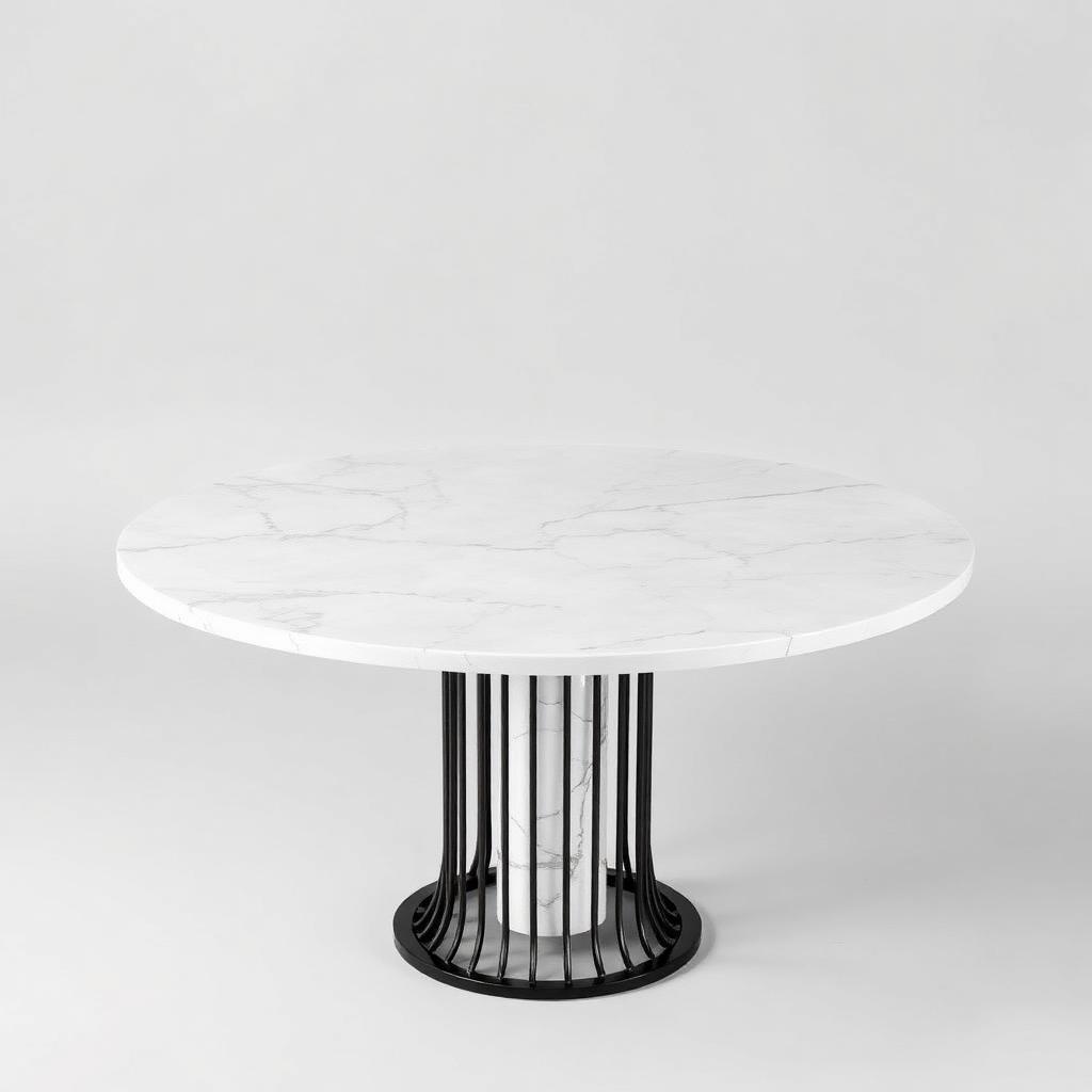 Mesa Carrara Round
